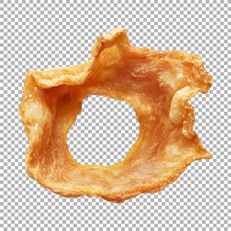 PSD crackers de camarón png en un fondo transparente generado por ai
