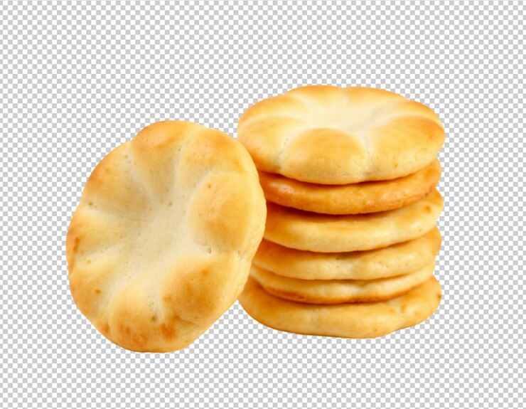 PSD crackers redondos y crujientes