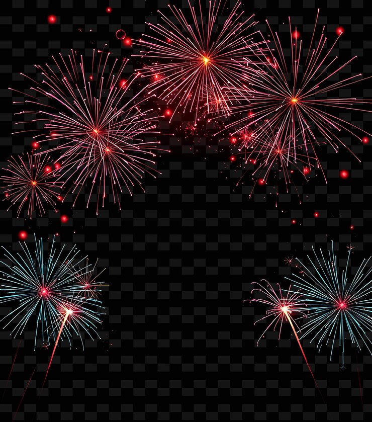 PSD crackling_firecrackers_release_floating_sparks_into_the_air_glowing_crystals_line_the_frame_