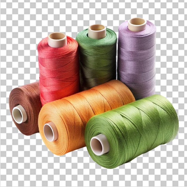 Craft de fios costurar bobinas de objetos têxteis isolados