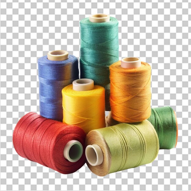 Craft de fios costurar bobinas de objetos têxteis isolados