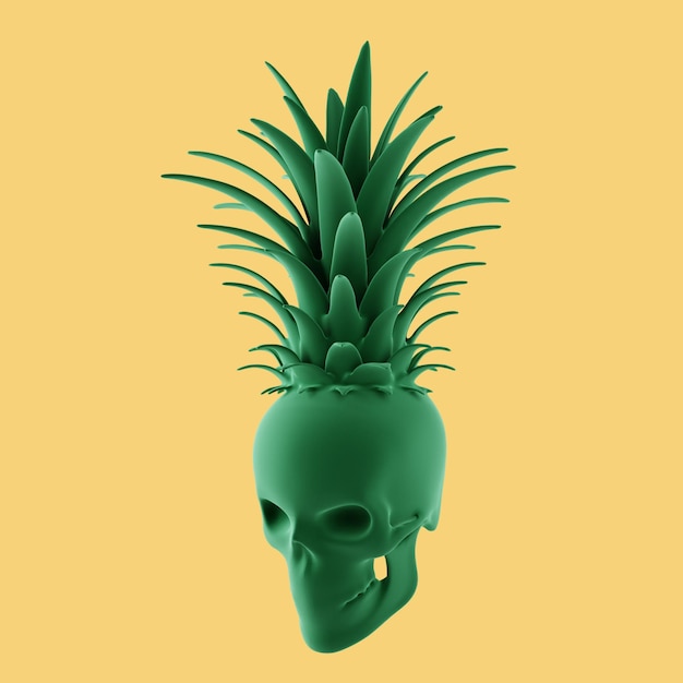 Crâne d'ananas