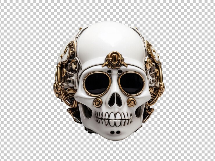 PSD cráneo isométrico 3d
