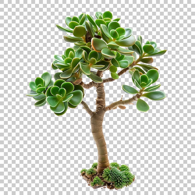 PSD crassula png avec un fond transparent