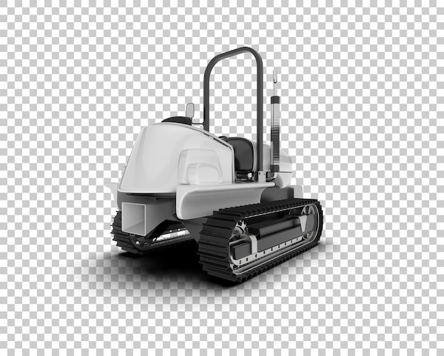 Crawler isoliert auf dem Hintergrund 3D-Rendering-Illustration