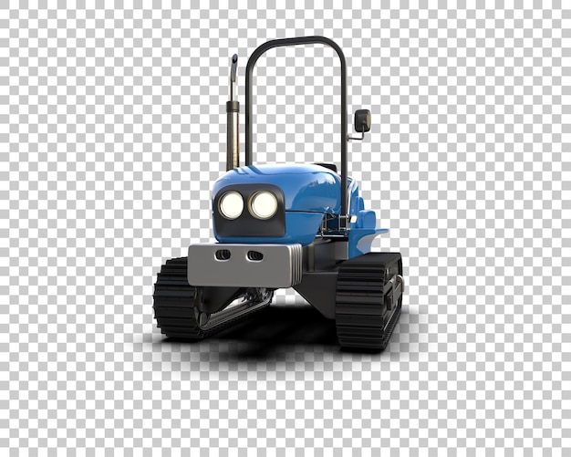 Crawler isoliert auf dem Hintergrund 3D-Rendering-Illustration