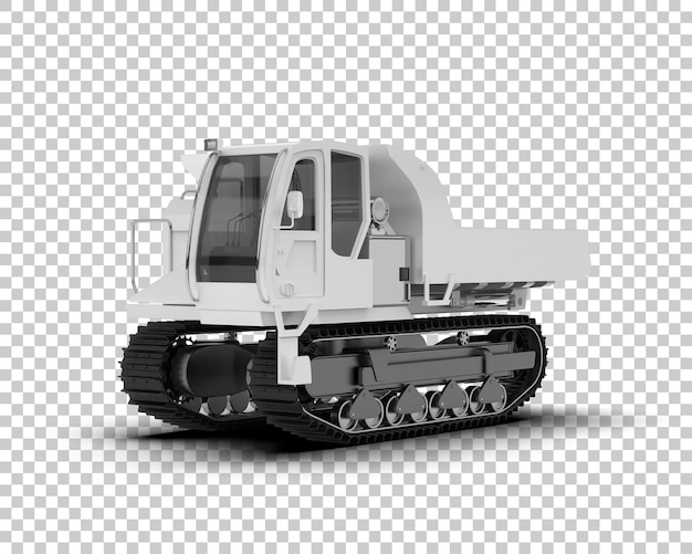 PSD crawler isoliert auf dem hintergrund 3d-rendering-illustration