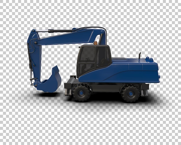 Crawler isoliert auf dem Hintergrund 3D-Rendering-Illustration
