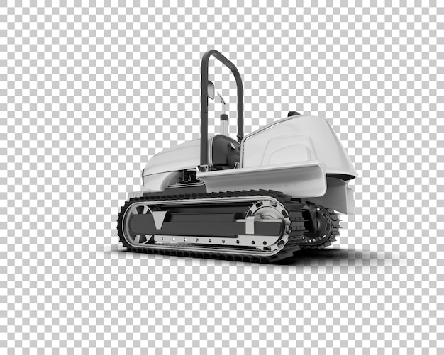 Crawler isoliert auf dem Hintergrund 3D-Rendering-Illustration