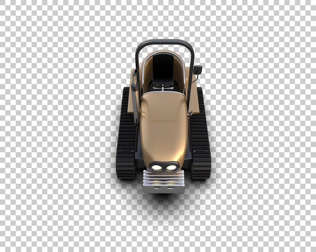 Crawler isoliert auf dem Hintergrund 3D-Rendering-Illustration