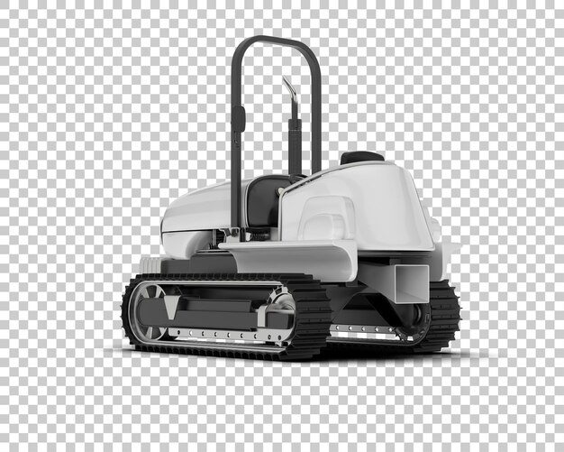 Crawler isoliert auf dem Hintergrund 3D-Rendering-Illustration