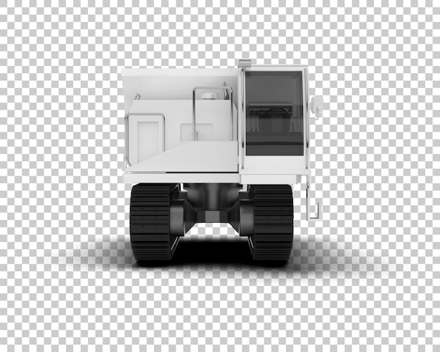 PSD crawler isoliert auf dem hintergrund 3d-rendering-illustration