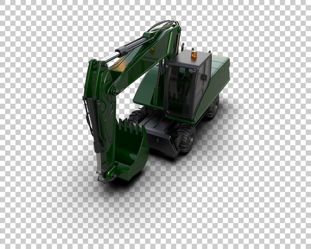 Crawler isoliert auf dem Hintergrund 3D-Rendering-Illustration