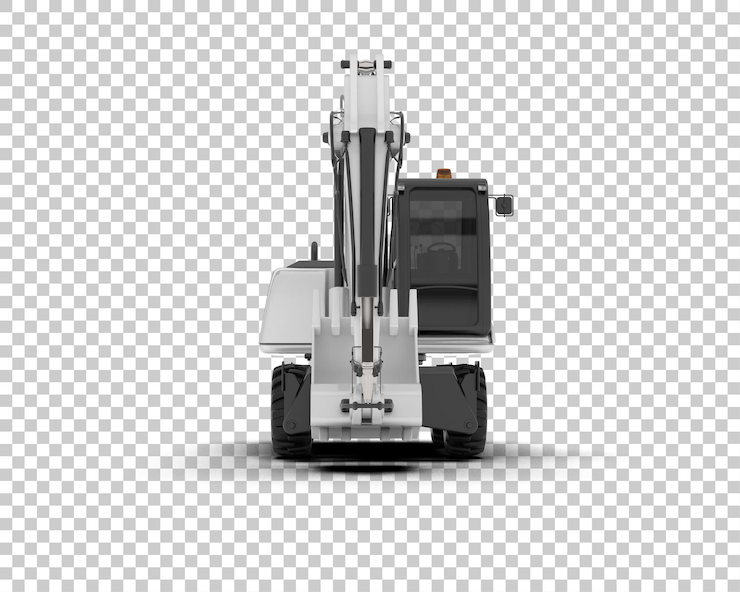 PSD crawler isoliert auf dem hintergrund 3d-rendering-illustration