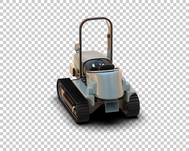Crawler isoliert auf dem Hintergrund 3D-Rendering-Illustration