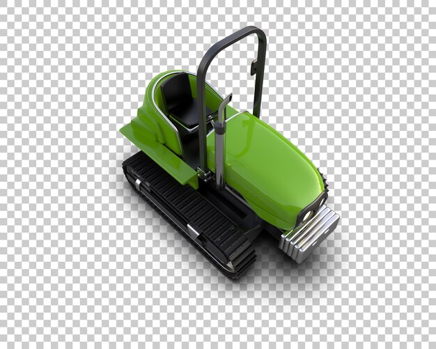 Crawler isoliert auf dem Hintergrund 3D-Rendering-Illustration