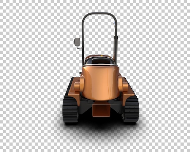 Crawler isoliert auf dem Hintergrund 3D-Rendering-Illustration