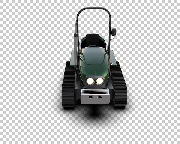 Crawler isoliert auf dem Hintergrund 3D-Rendering-Illustration