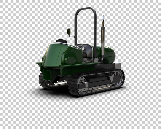 Crawler isoliert auf dem Hintergrund 3D-Rendering-Illustration