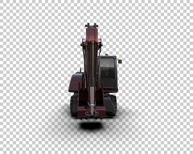 Crawler isoliert auf dem Hintergrund 3D-Rendering-Illustration