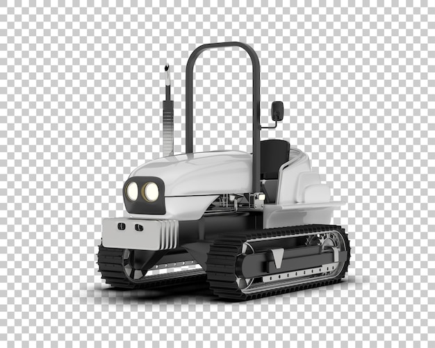 Crawler isoliert auf dem Hintergrund 3D-Rendering-Illustration