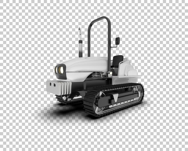 Crawler isoliert auf dem Hintergrund 3D-Rendering-Illustration