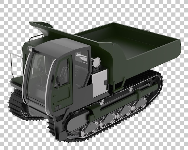 PSD crawler on transparent background 3d rendering illustration