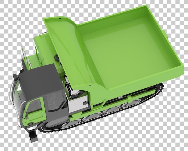 Crawler sobre fondo transparente Ilustración de renderizado 3d