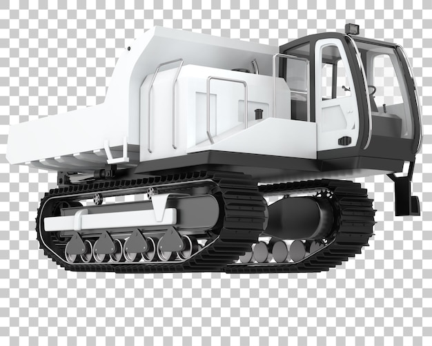 Crawler su sfondo trasparente 3d rendering illustrazione
