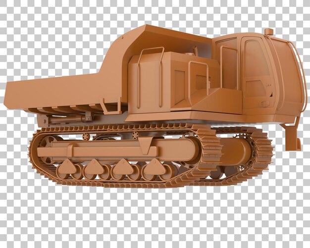 Crawler su sfondo trasparente 3d rendering illustrazione