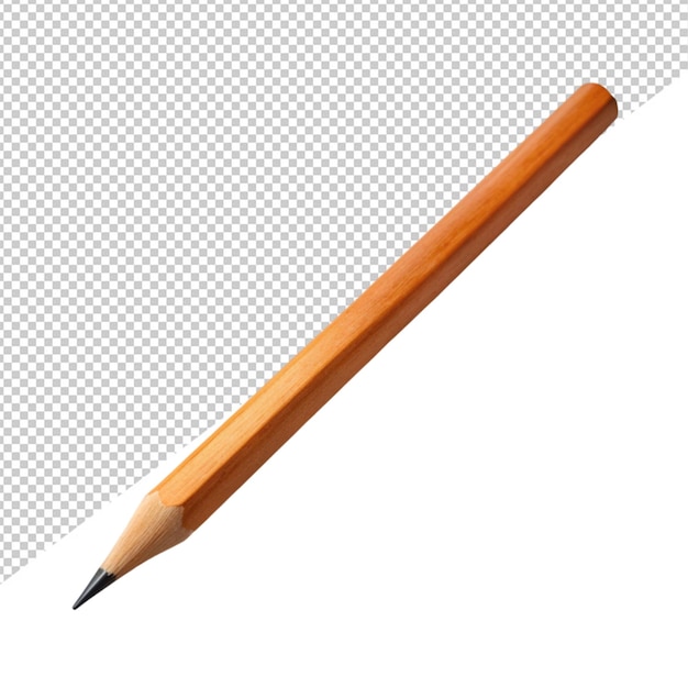 PSD crayon sur fond transparent