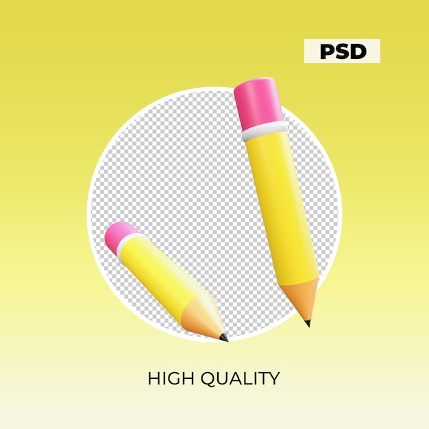 Crayon De Rendu 3d