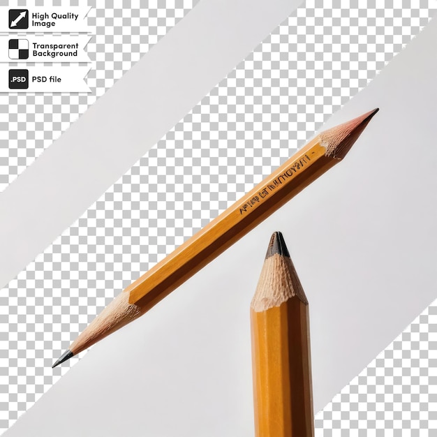 Crayons Psd Sur Fond Transparent Avec Couche De Masque Modifiable
