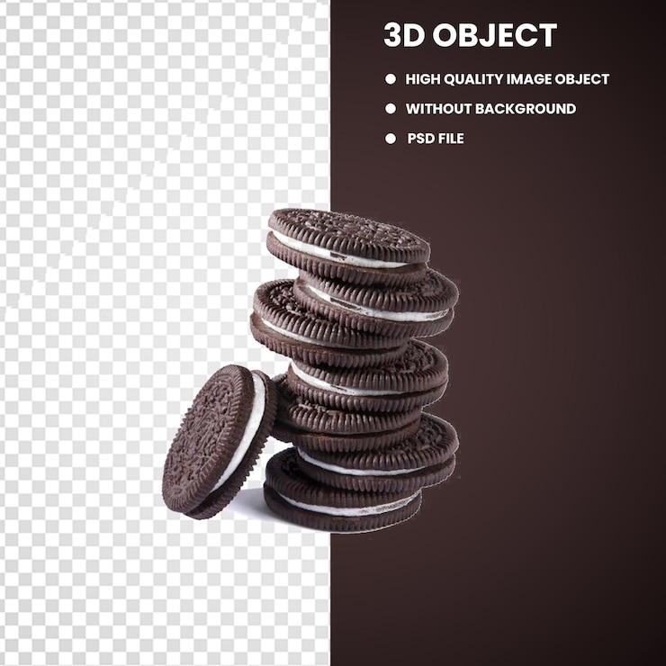 PSD creamoreocookie (coquilla de crema de oreo)
