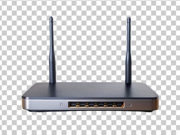 PSD crear una alta calidad un router esposa blanca en un fondo transparente