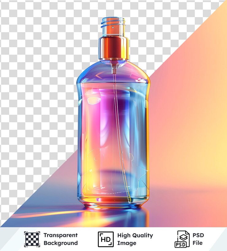 PSD crear impresionantes imágenes transparentes diseños psd con colores vibrantes efectos iridescentes para su p