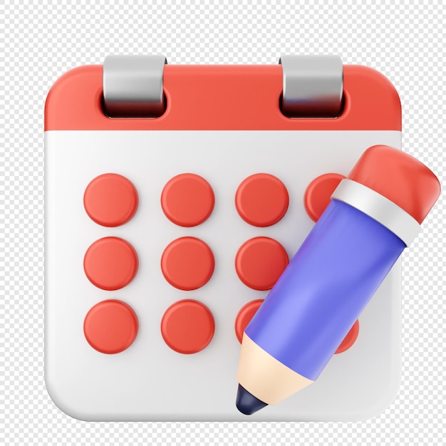 Crear un lápiz de calendario 3D