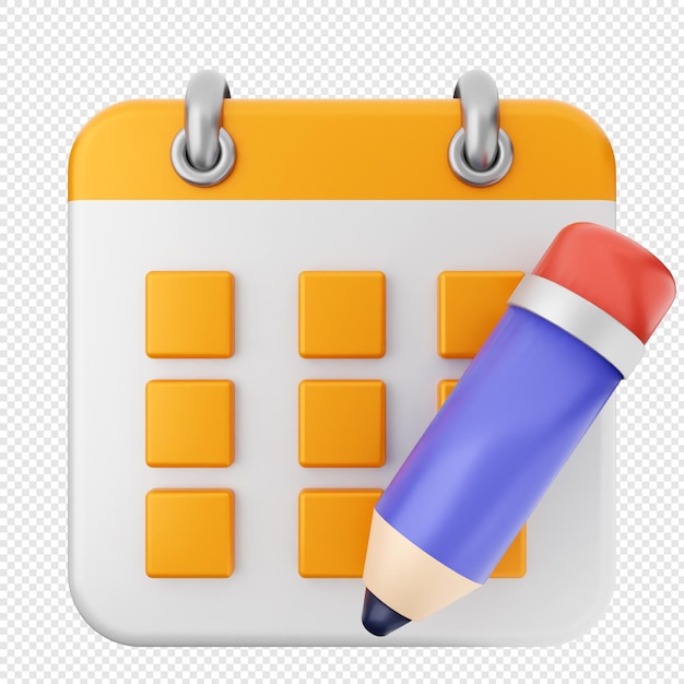 Crear un lápiz de calendario 3D