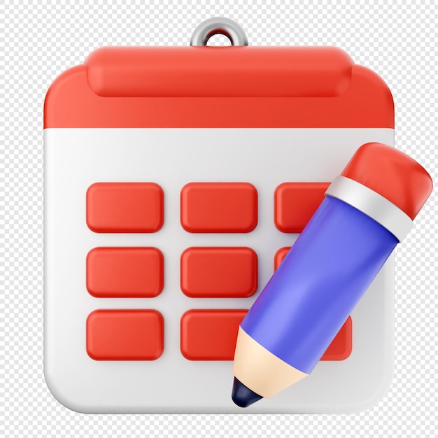 Crear un lápiz de calendario 3D