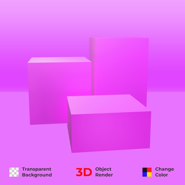 Crear promoción de podio 3d. wanda y fondo fácil de editar psd