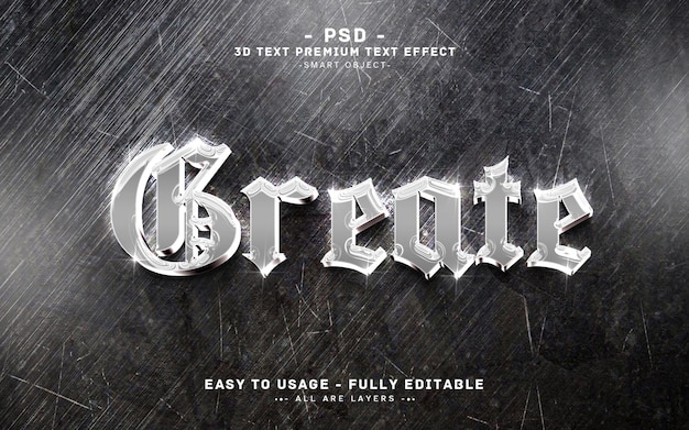 Creare un PSD in stile effetto testo 3D