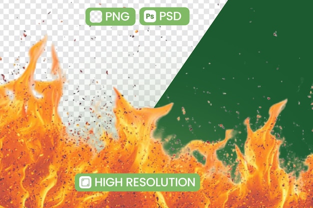 create fire effect with hot flames and burning embers for design projects