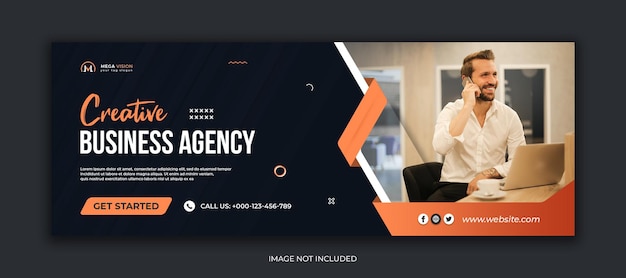 PSD creative business agency corporate social media facebook-cover-vorlage