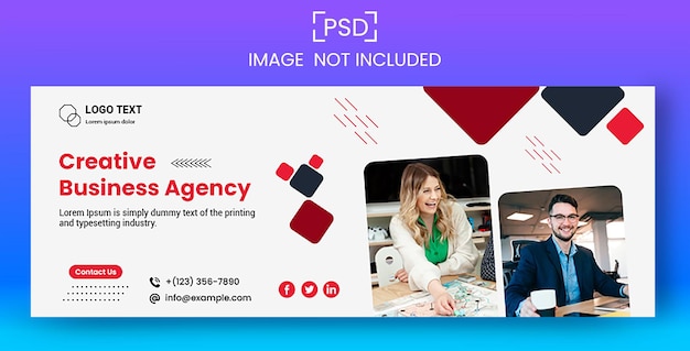 PSD creative business agentur social media facebook-cover-vorlage