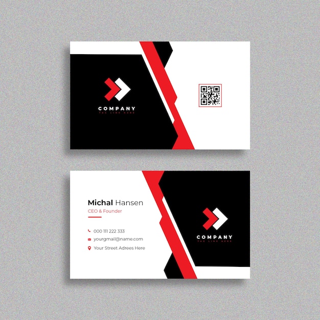 Creative business card psd-vorlage