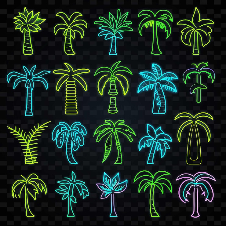 PSD creative neon line elementi di design moderni per opere d'arte vibranti e accattivanti y2k shapes.