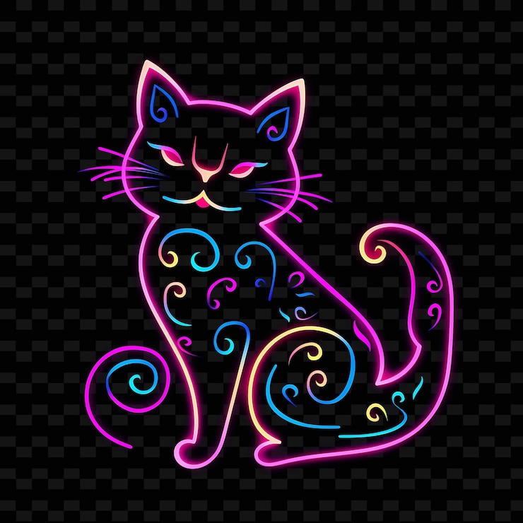 PSD creative neon line elementi di design moderni per opere d'arte vibranti e accattivanti y2k shapes.