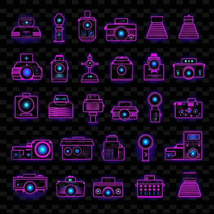 PSD creative neon line elementos de diseño moderno para obras de arte vibrantes y cautivadoras formas y2k.