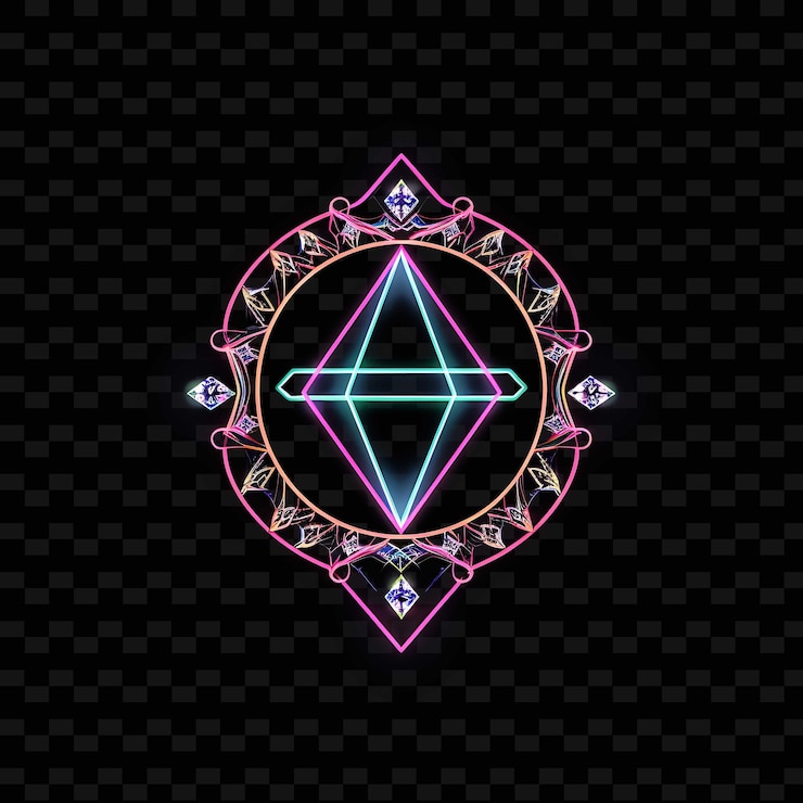 PSD creative neon line elementos de diseño moderno para obras de arte vibrantes y cautivadoras formas y2k