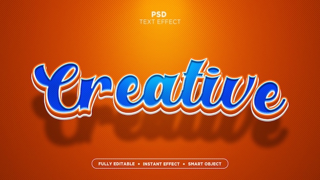 creative text effect